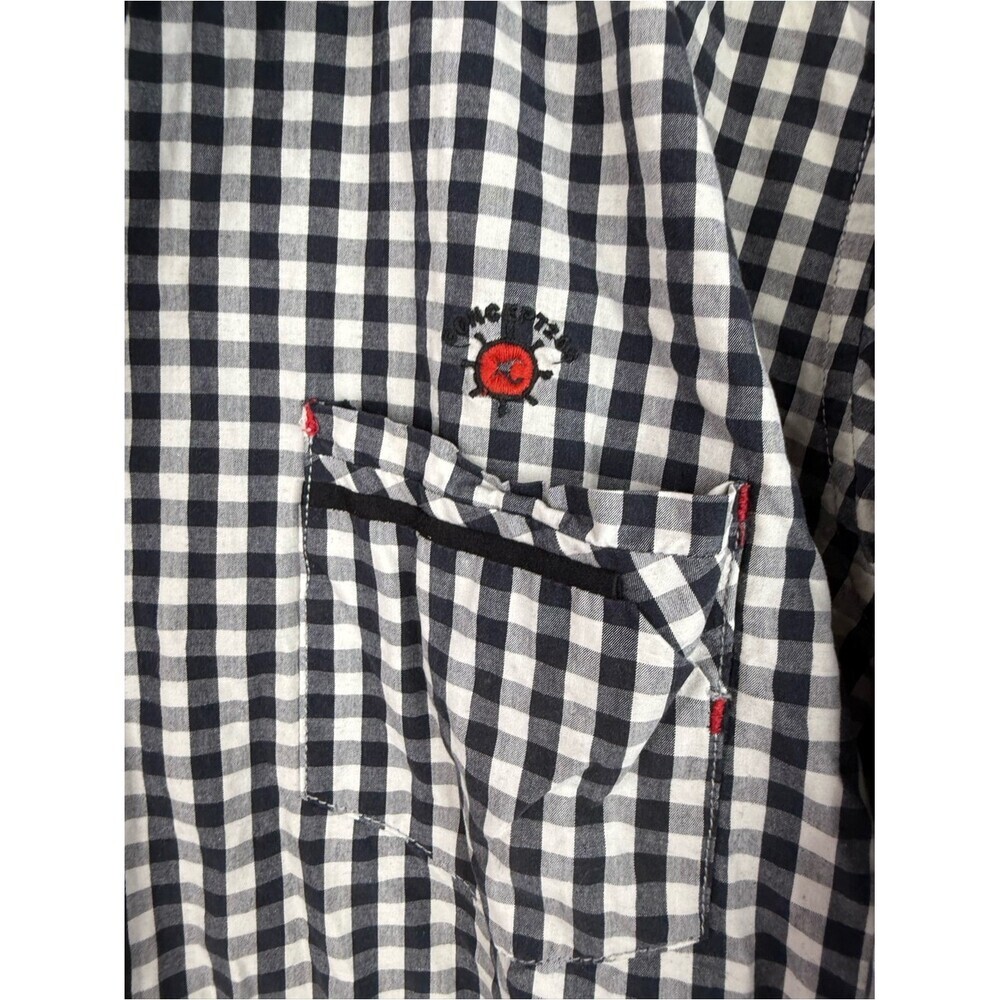 Shirt Black & White Gingham Button-Down Shirt - Picture 4 of 11